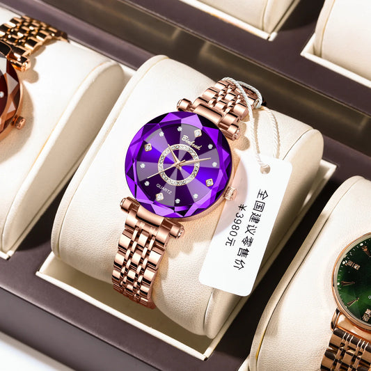 binbond montre pour femme sky diamond face